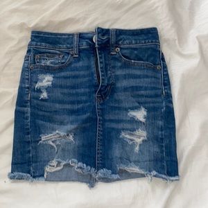 jean skirt